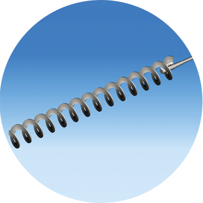 Shaftless screw conveyors