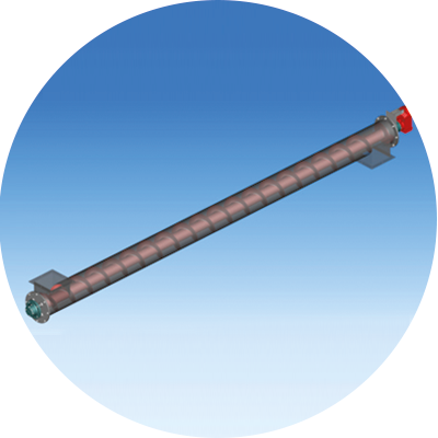 Complete pipe screw conveyors